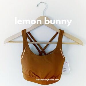 lululemon Energy Bra in Copper Brown Size 4 Brand New NWT